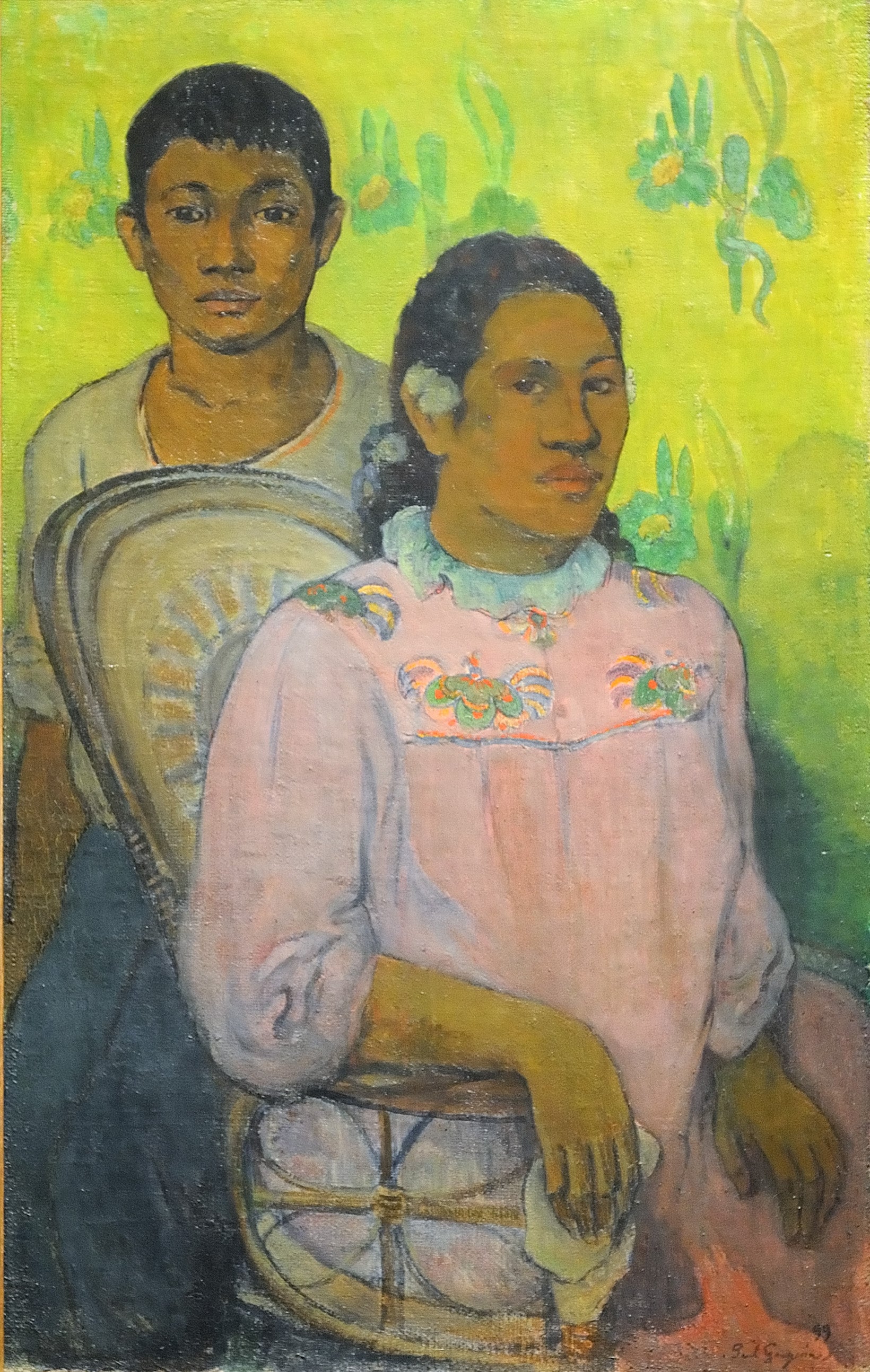 Madame et garçon à Tahiti - Paul Gauguin