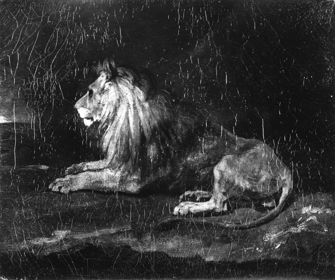 Lion en repos - Théodore Géricault
