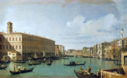 Le Grand Canal depuis le pont du Rialto - Giovanni Antonio Canal