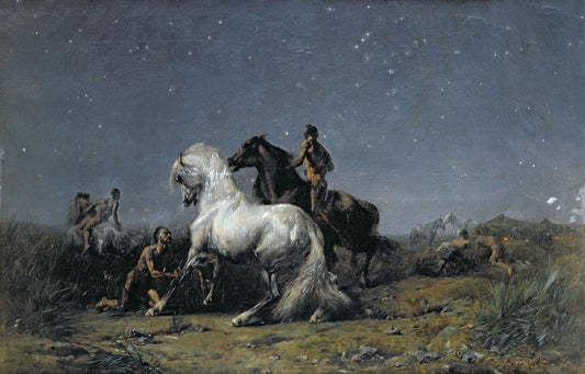 Les voleurs de chevaux - Eugène Delacroix