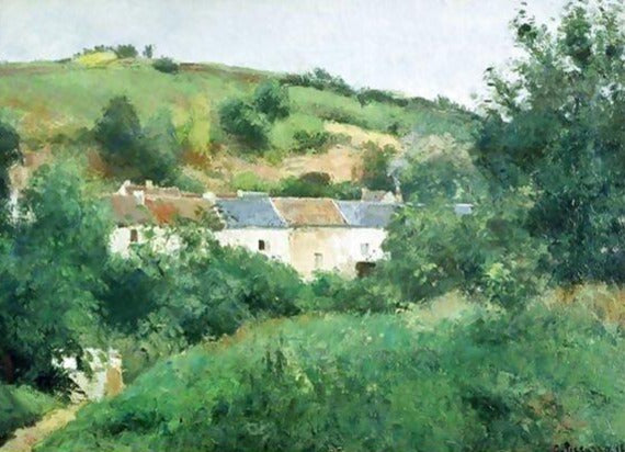 Le chemin dans le village - Edouard Manet
