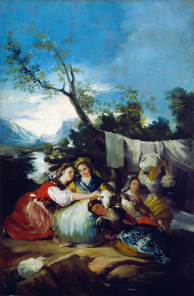 Les lavandières - Francisco de Goya