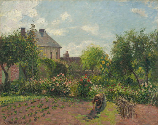 Le jardin de l'artiste à Eragny - Camille Pissarro
