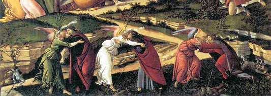 Nativité mystique (détail de 22825) - Sandro Botticelli