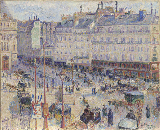 Place du Havre, Paris - Camille Pissarro