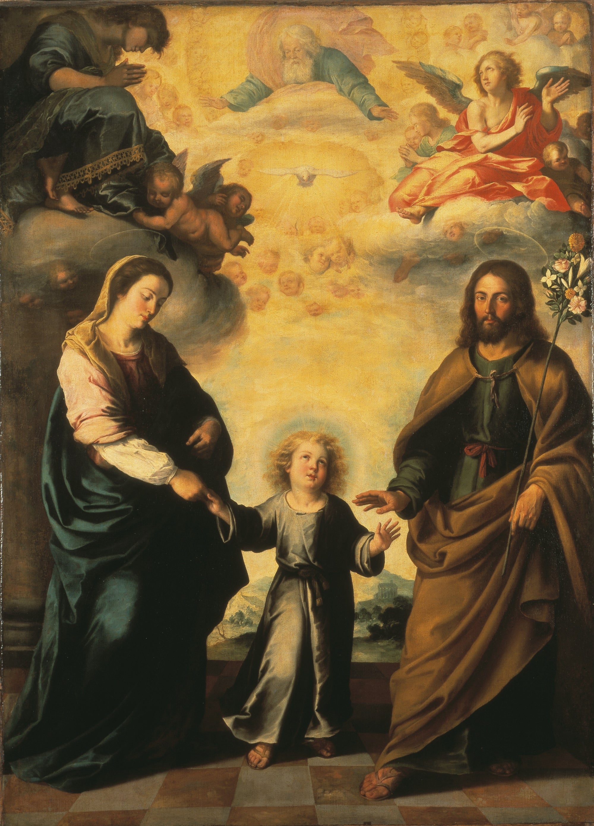 Le retour de la Sainte Famille d'Egypte - Bartolomé Esteban Murillo
