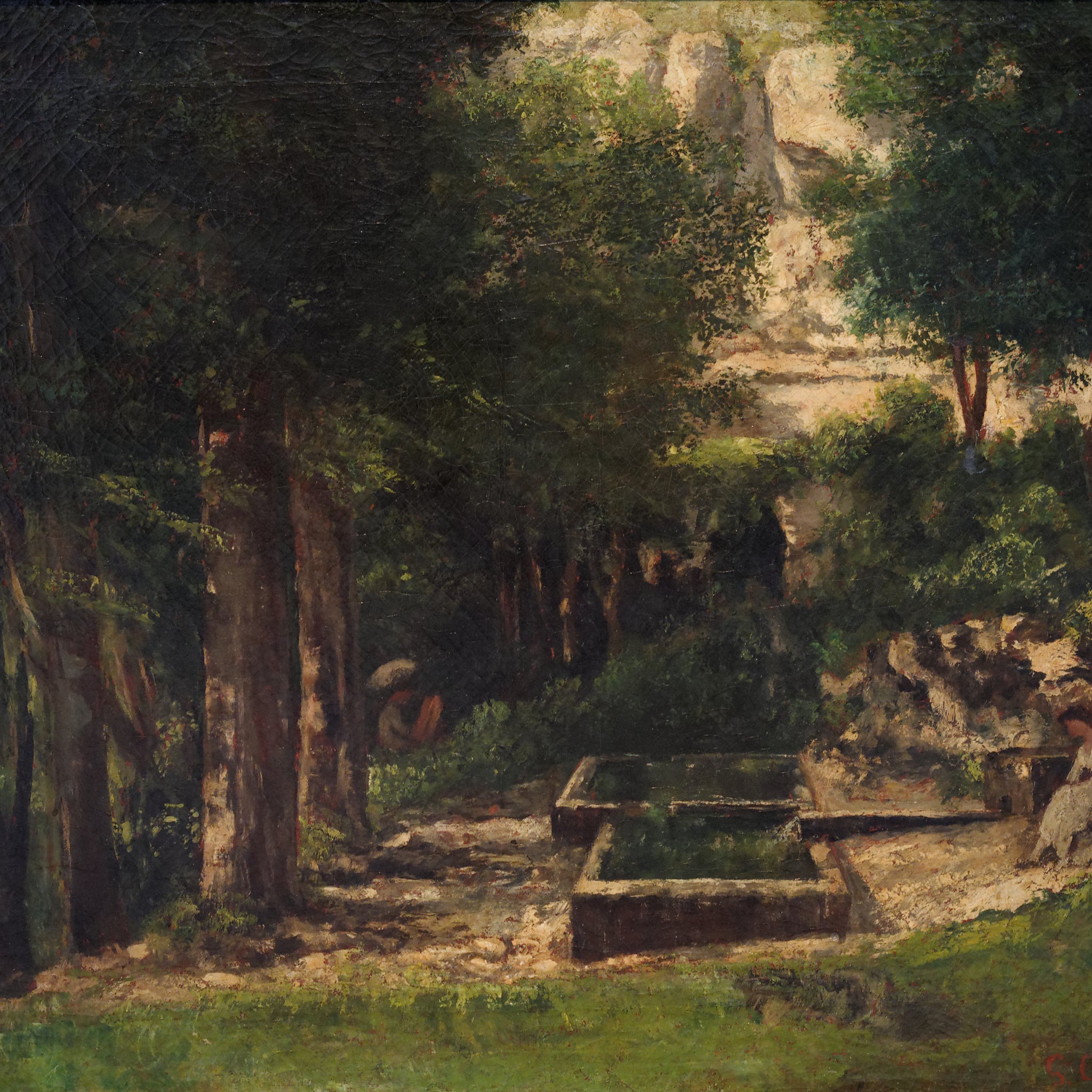 Le printemps à Fouras - Gustave Courbet