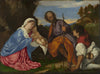 La Sainte Famille avec un berger - Titien
