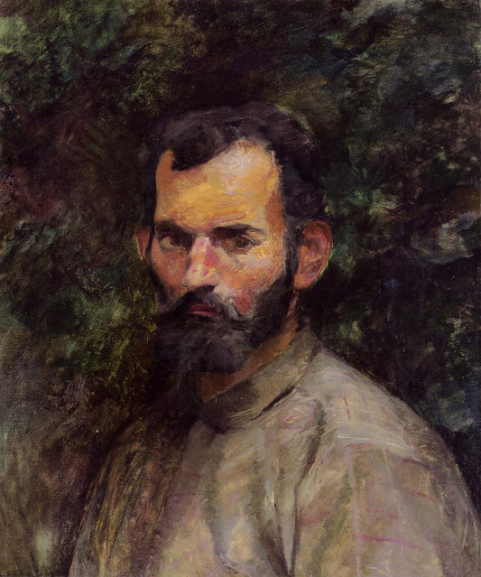 Portrait d'un homme barbu - Toulouse Lautrec