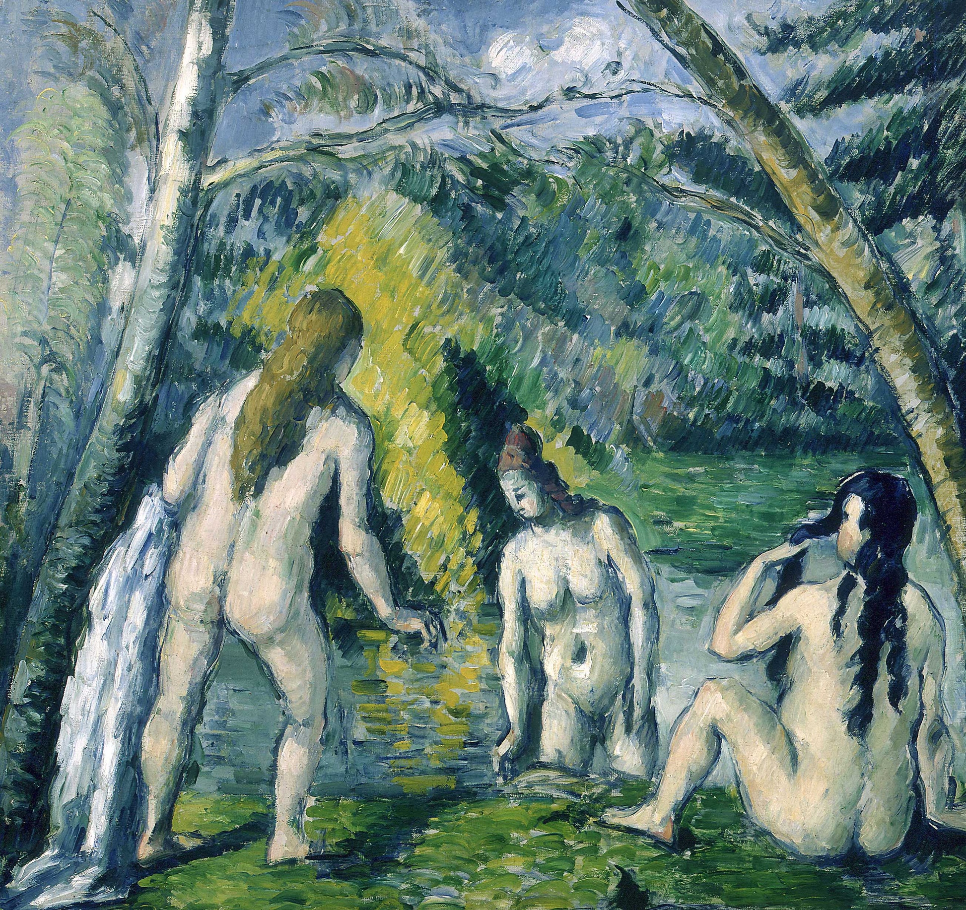 Trois baigneuses - Paul Cézanne
