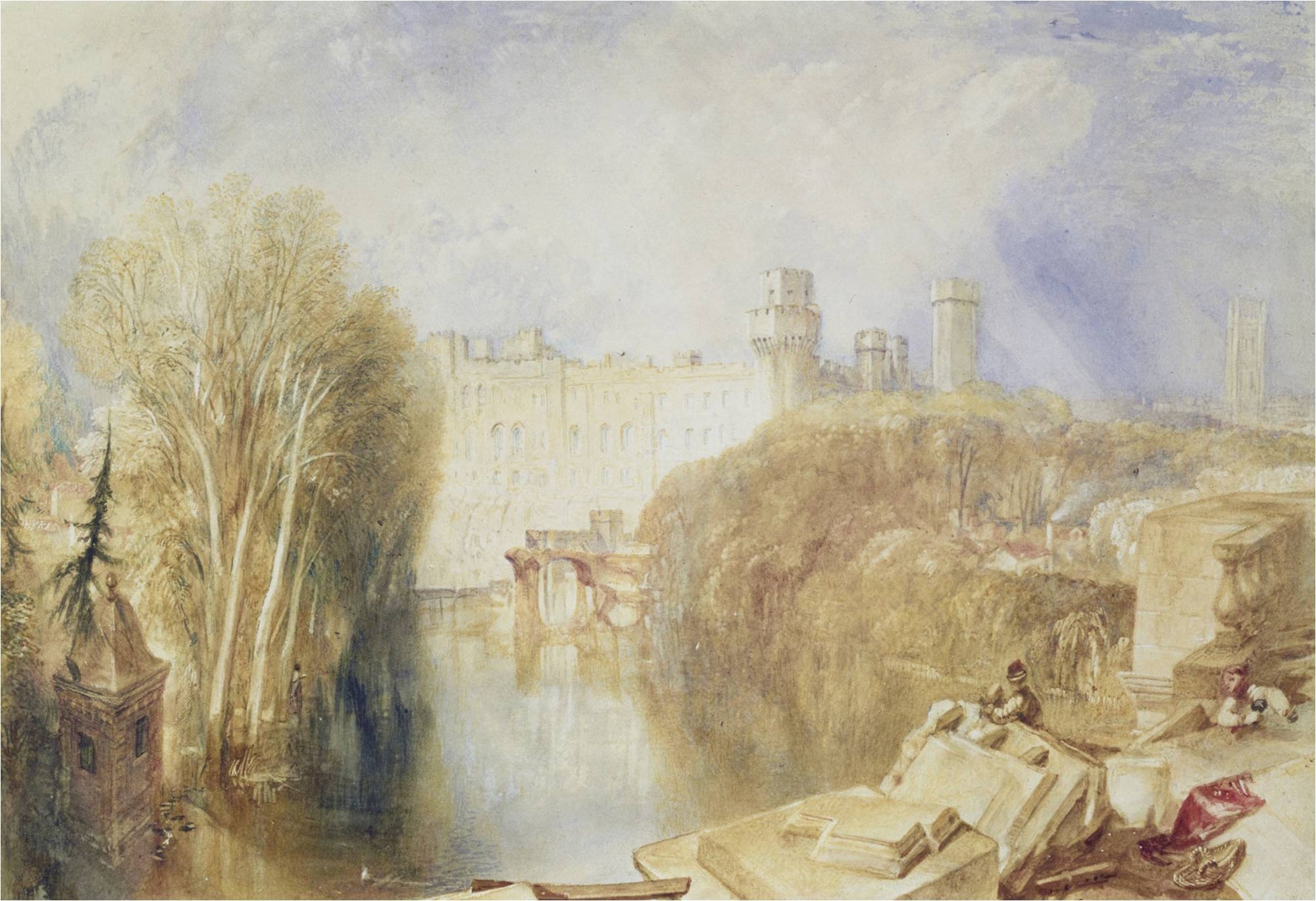 Vue du château de Warwick - William Turner