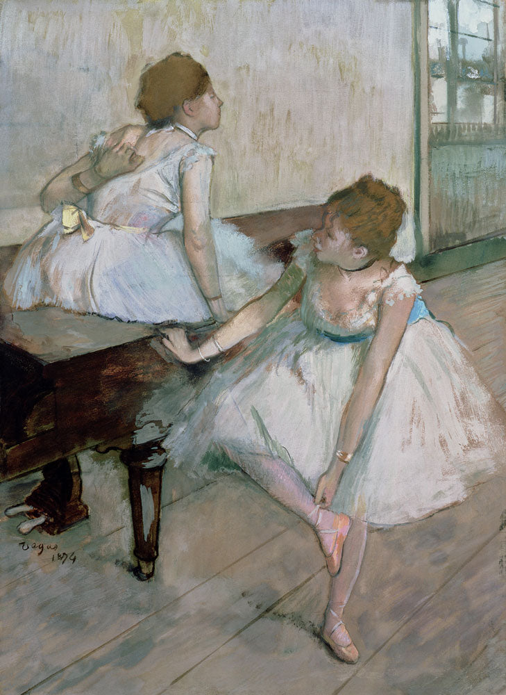 Deux danseurs se reposant - Edgar Degas