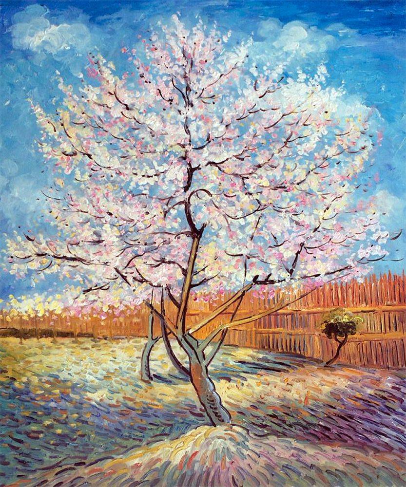 Pêcher en fleur - Van Gogh