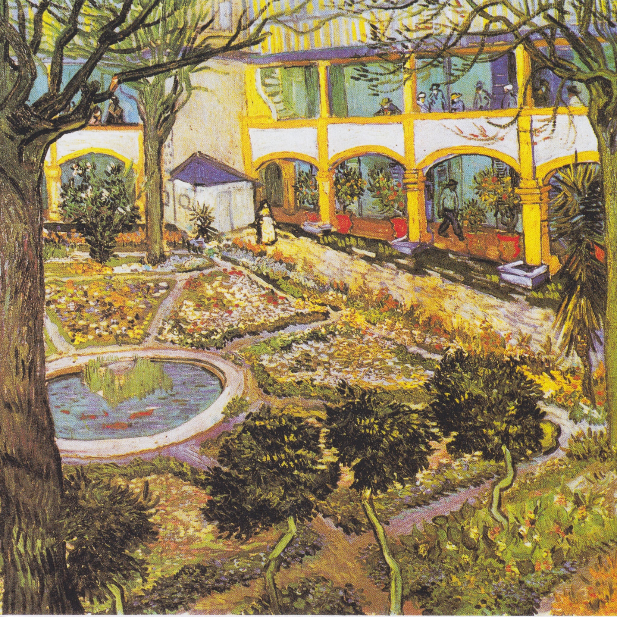 Jardin de l'hôpital en Arles - Van Gogh