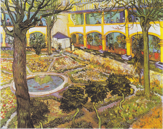 Le jardin de l'hôpital dans les Arles - Van Gogh