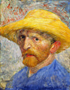 Autoportrait avec un chapeau de paille, 1887 - Van Gogh