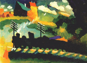 Murnau, Train et Château - Vassily Kandinsky