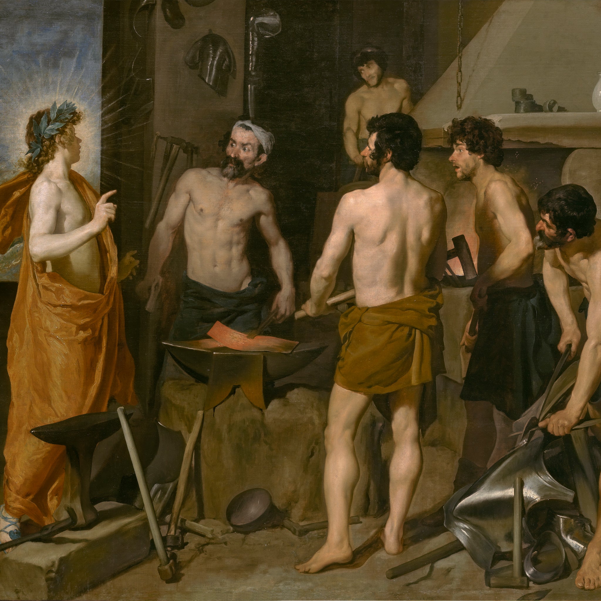 Apollo dans la forge de Vulcain - Diego Velázquez
