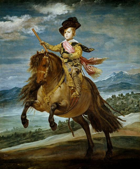 Portrait équestre du prince Baltasar Charles - Diego Velázquez