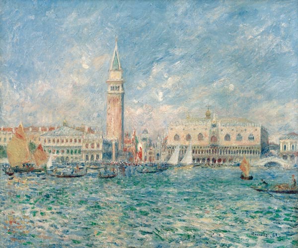 Venise (le palais des Doges) - Pierre-Auguste Renoir