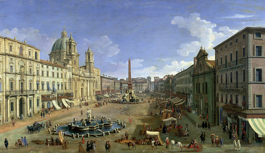 Vue de la Piazza Navona, Rome - Giovanni Antonio Canal
