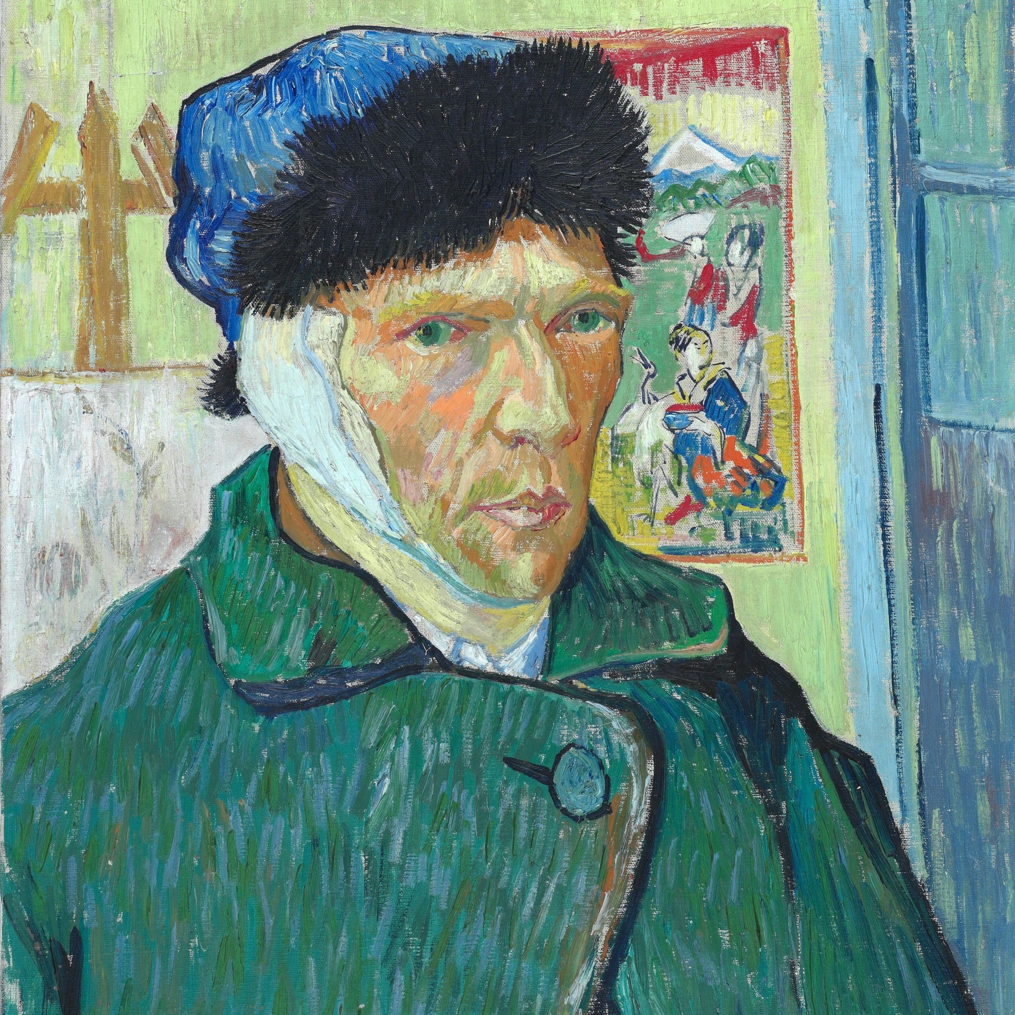 Autoportrait avec oreille bandée, 1889 - Van Gogh