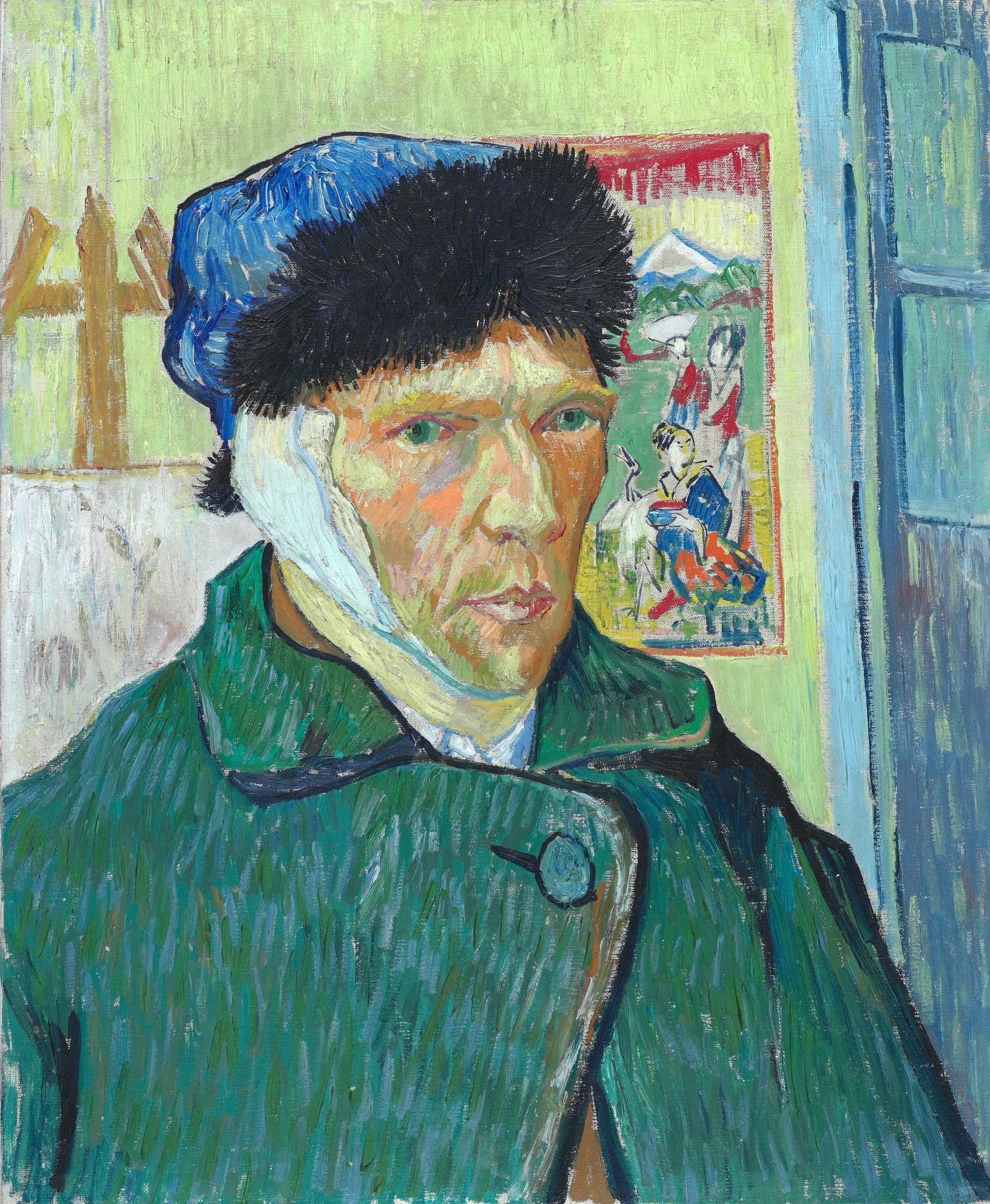 Autoportrait avec oreille bandée, 1889 - Van Gogh