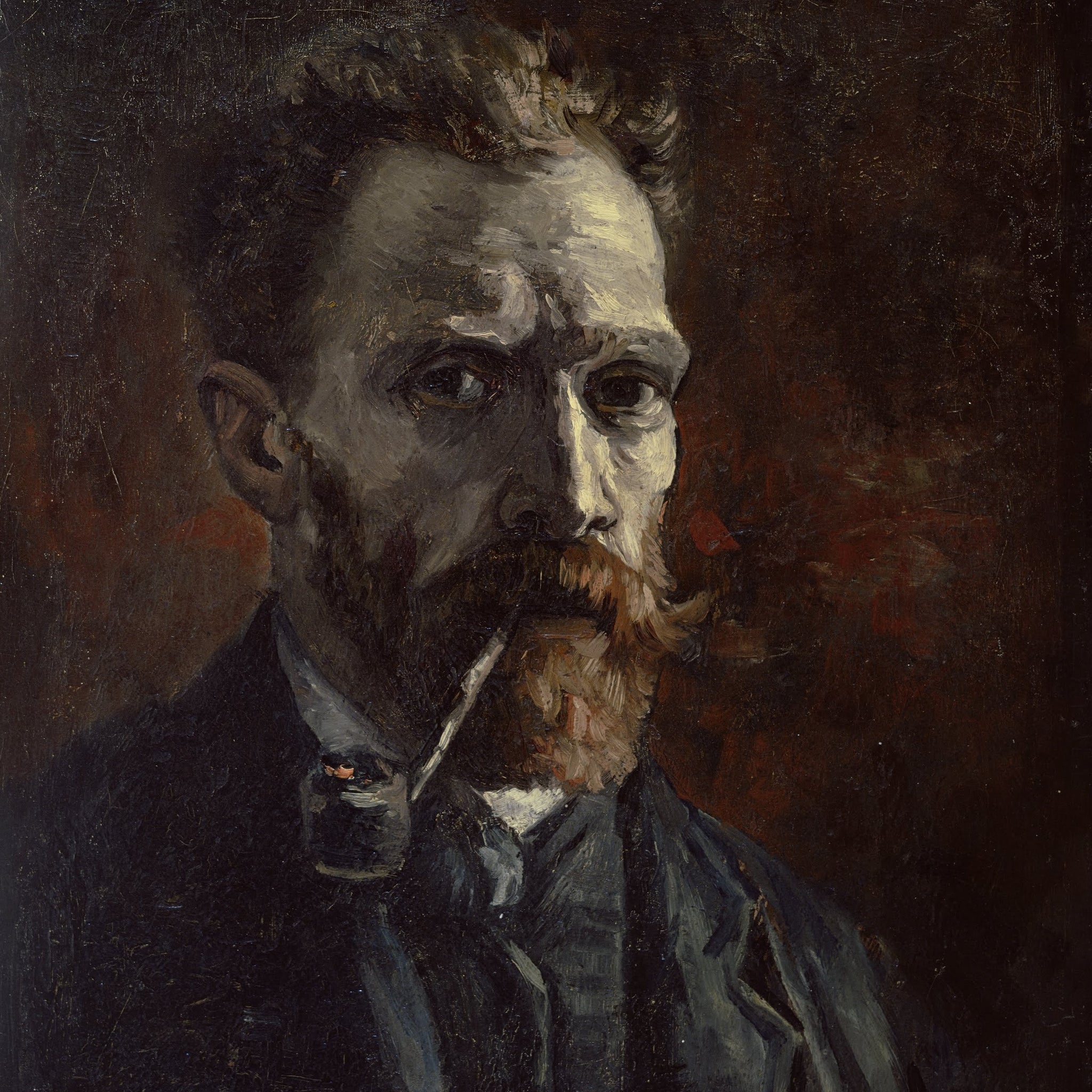 Autoportrait avec tuyau - Van Gogh