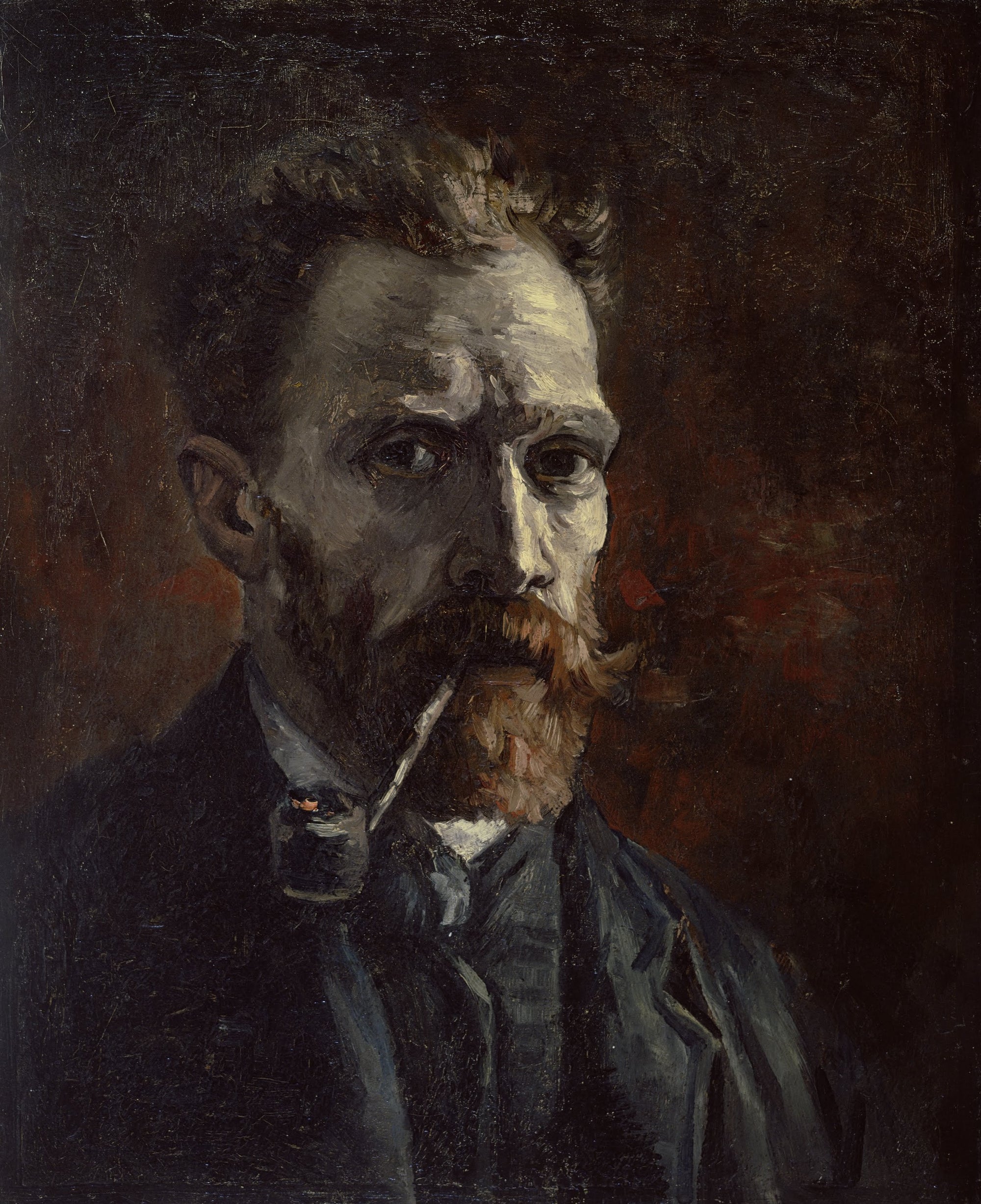 Autoportrait avec tuyau - Van Gogh