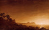 Vue sur Arcona à l'apparition de la lune - Caspar David Friedrich