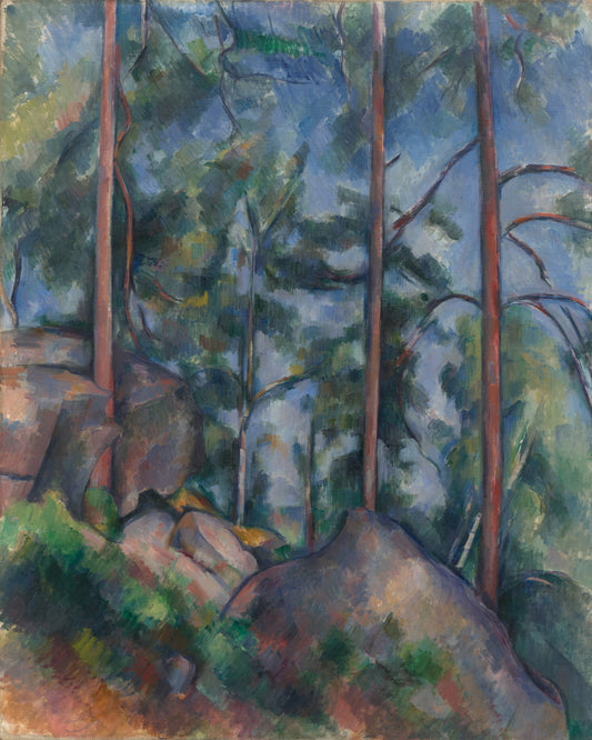 Pins et Rochers, Fontainebleau - Paul Cézanne