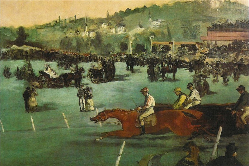 Courses de chevaux - Edouard Manet
