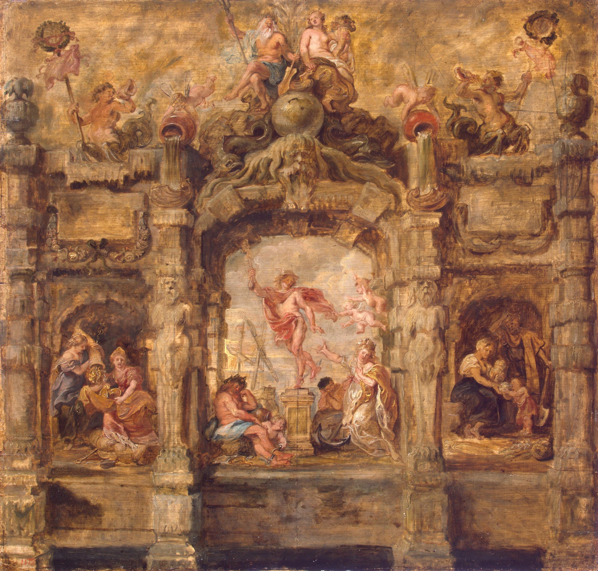 Mercure qui s'éloigne (Mercurius Abituriens) - Peter Paul Rubens