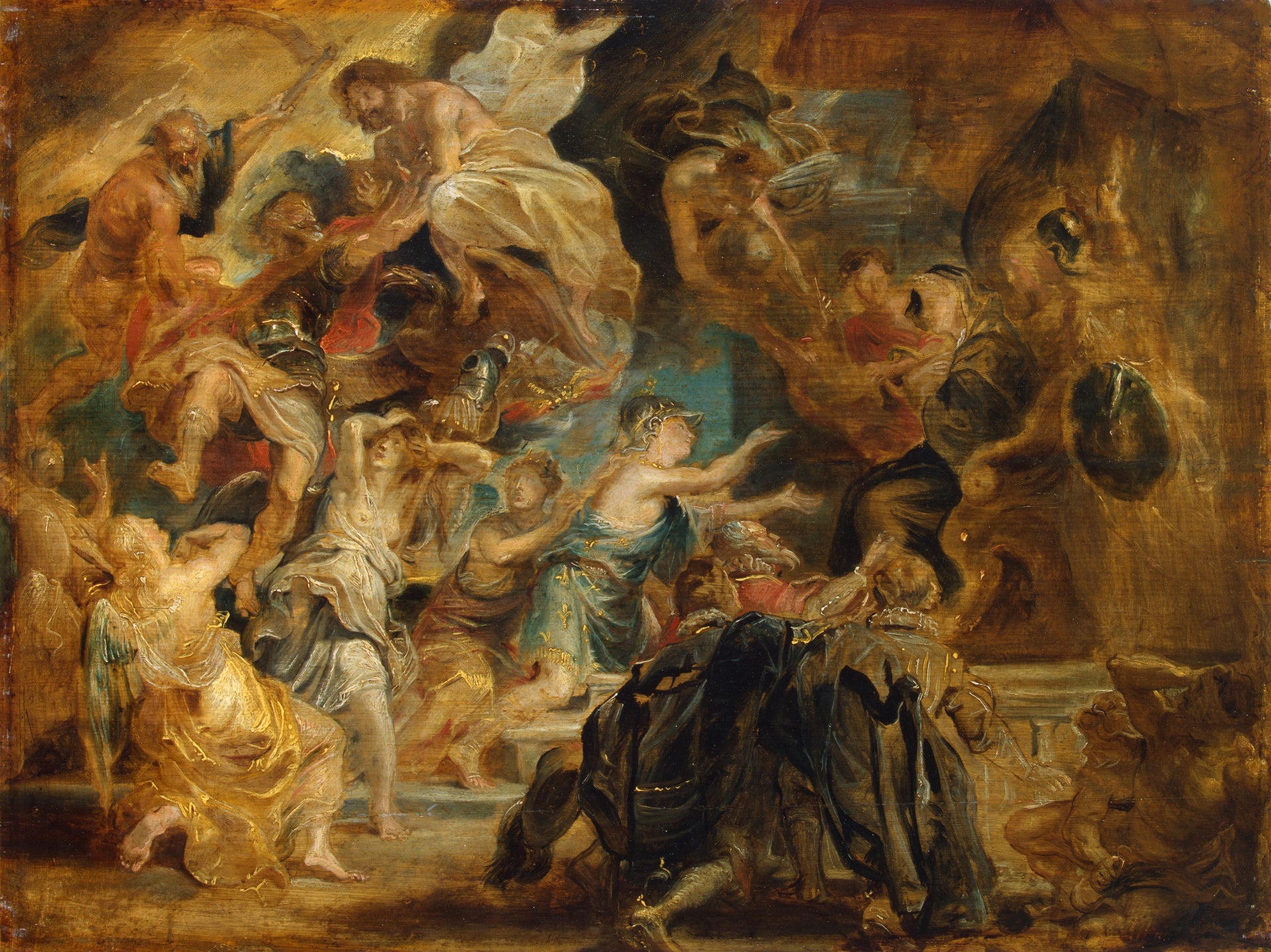 La mort d'Henri IV et la proclamation de la régence - Peter Paul Rubens