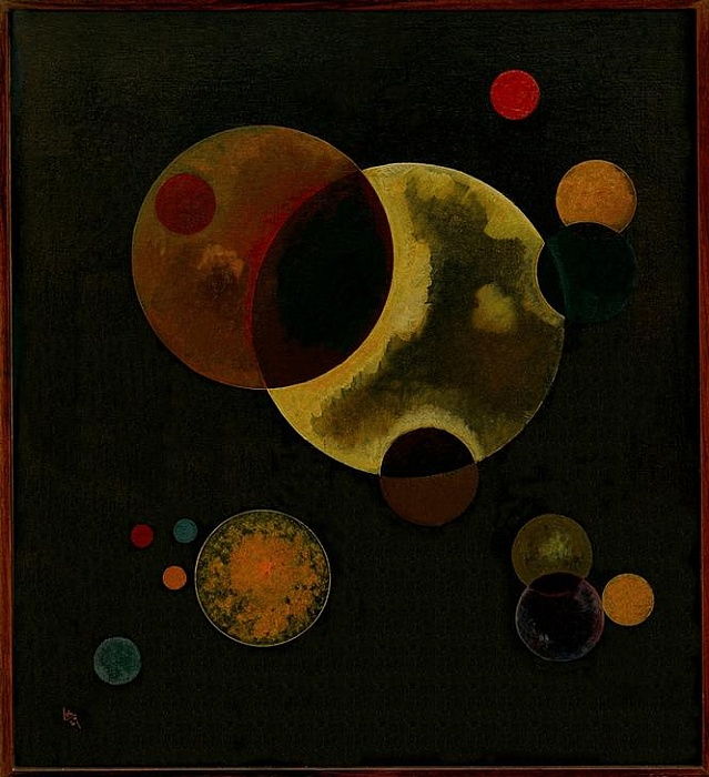 Cercles lourds - Vassily Kandinsky