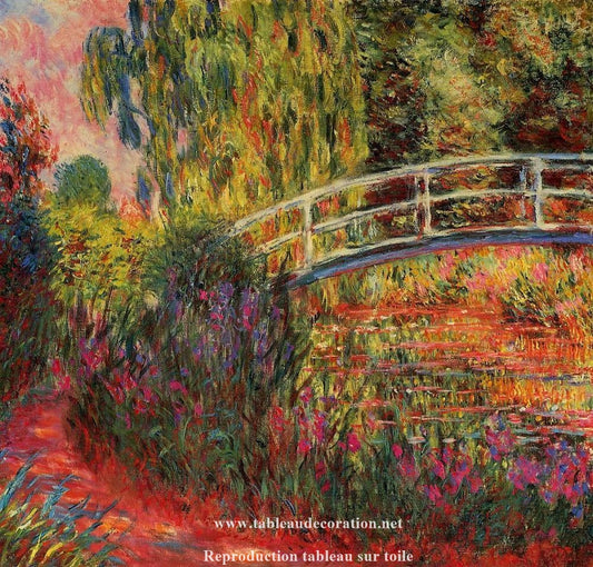 Tableau pont japonais - Monet