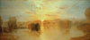 Le lac Petworth au coucher du soleil - William Turner