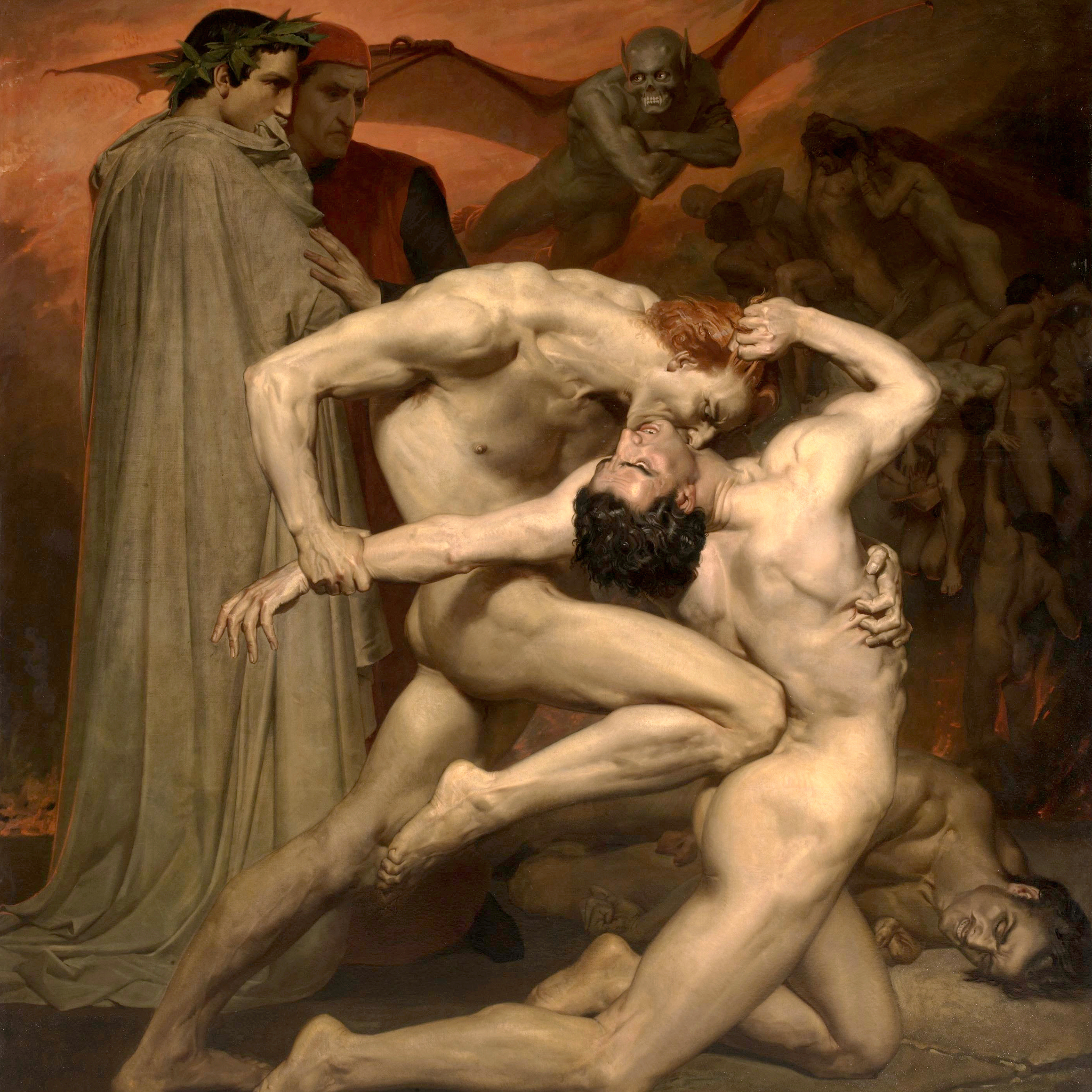 Dante et Virgile - William Bouguereau