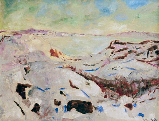 L'hiver à Kragerö - Edvard Munch