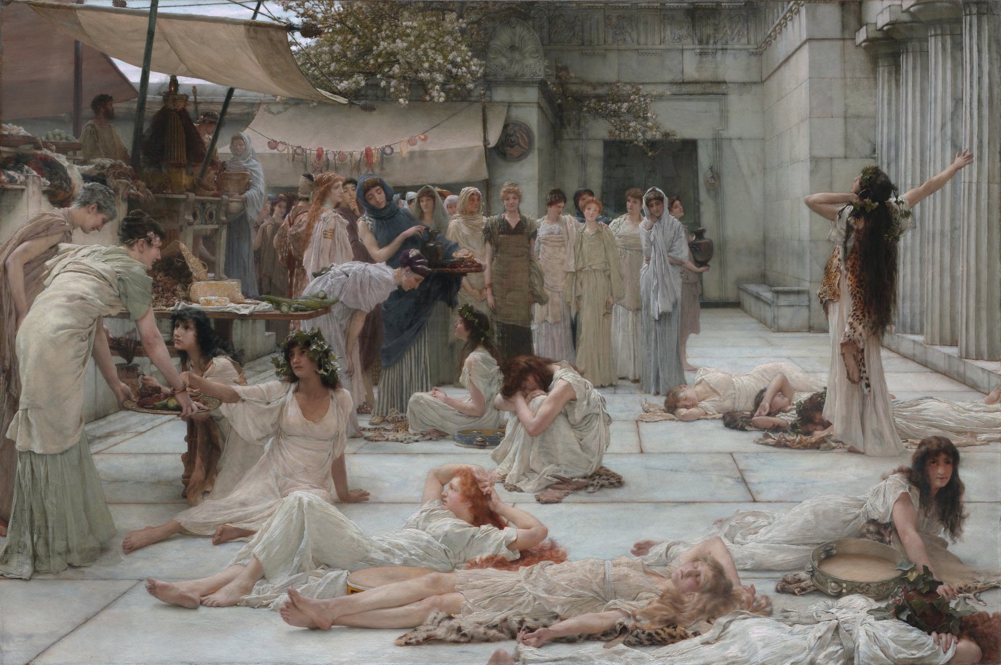 Les femmes d'Amphissa - Lawrence Alma-Tadema