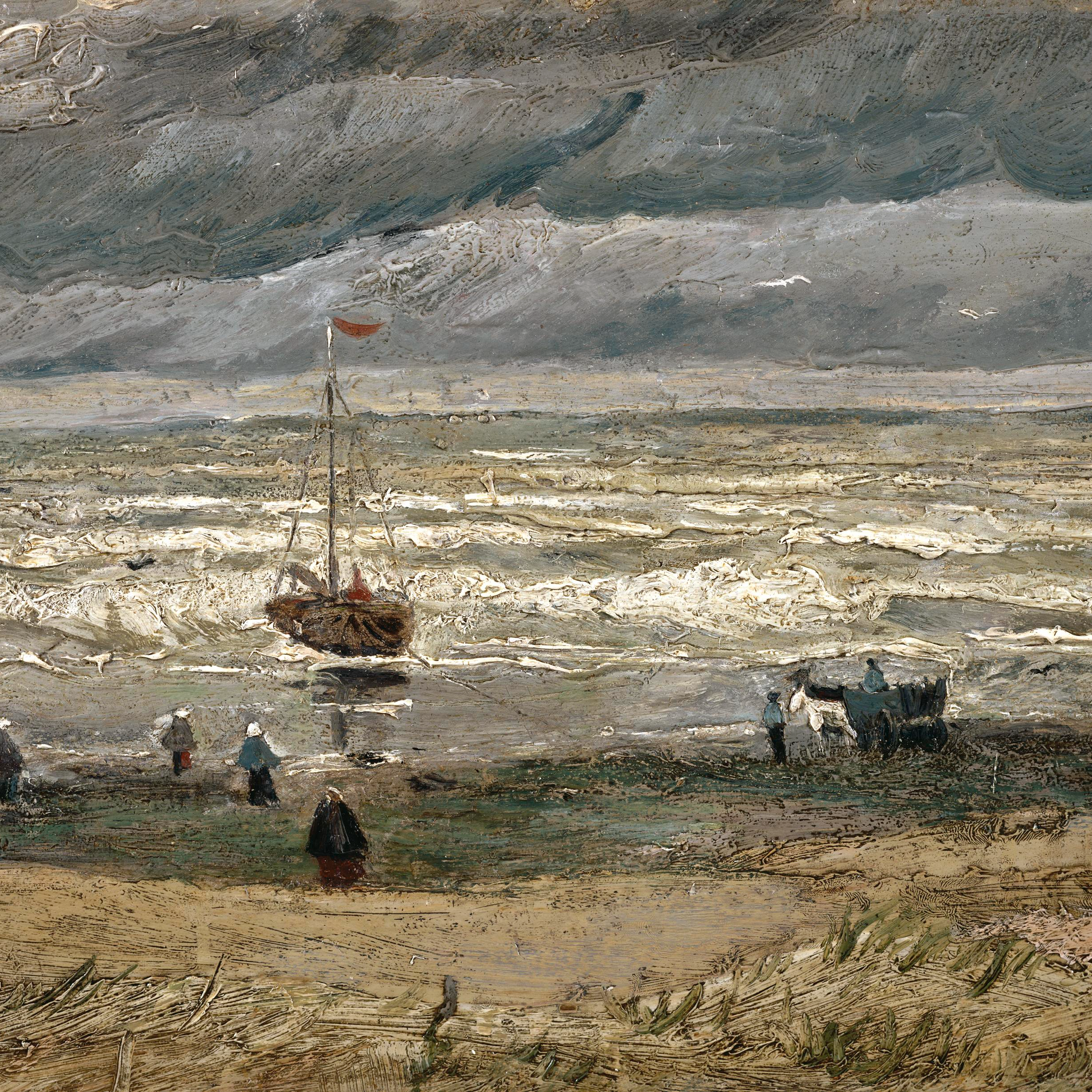La plage de Schéveningue - Van Gogh
