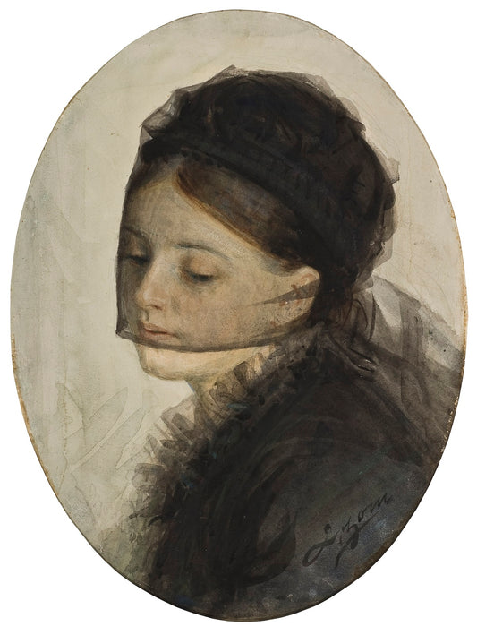En deuil, 1880 - Anders Zorn