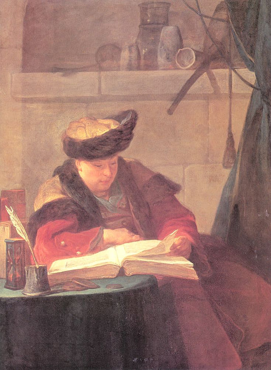 Un chimiste dans son laboratoire - Jean Siméon Chardin