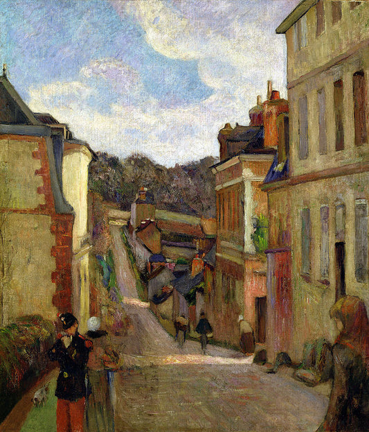 Une rue de banlieue - Paul Gauguin
