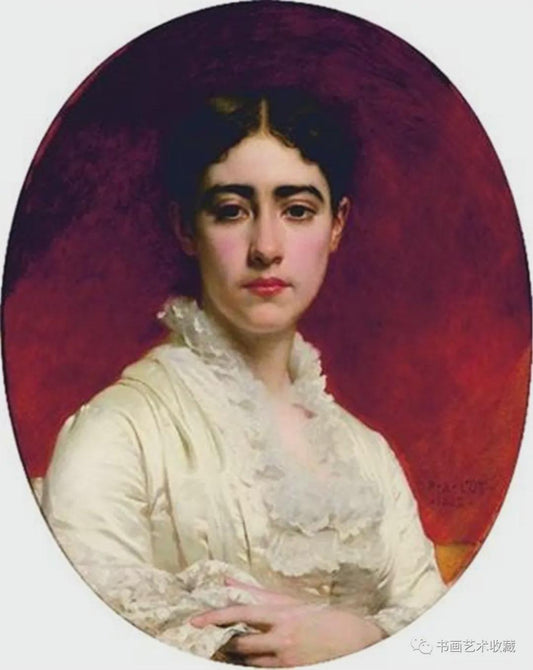 Portrait De Madame Mas - Pierre Auguste Cot