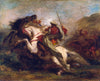 Collision de cavaliers maures - Eugène Delacroix