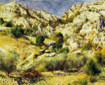 A. Montagnes Renoir près de l'Estaque - Pierre-Auguste Renoir