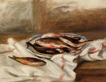 Nature morte avec des poissons 1890 - Pierre-Auguste Renoir