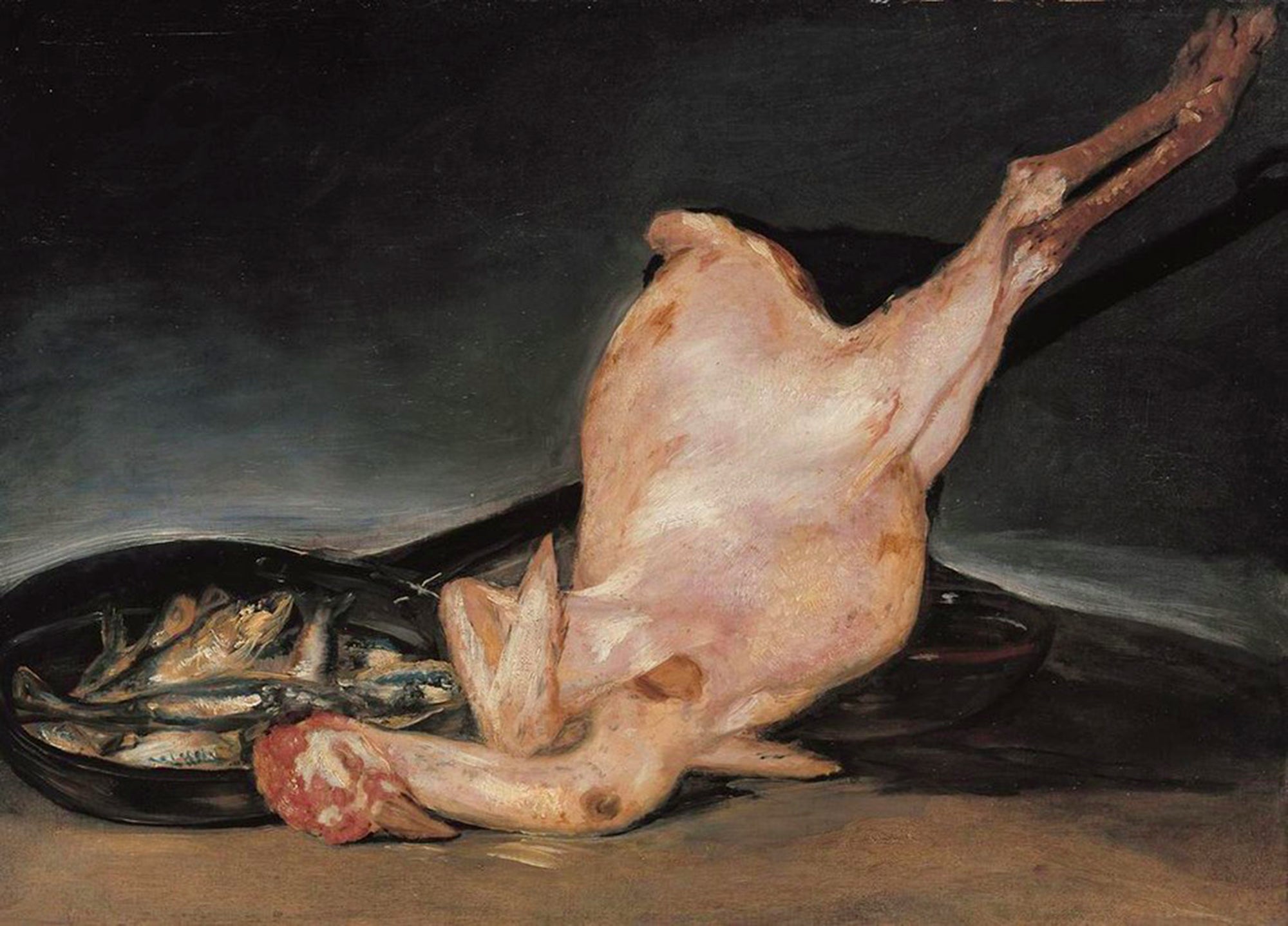 Dinde plumée - Francisco de Goya