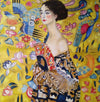 La dame à l'éventail - Gustav Klimt